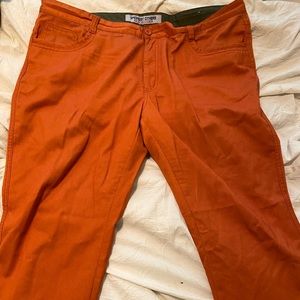 40x30 orange men’s jeans slim straight
